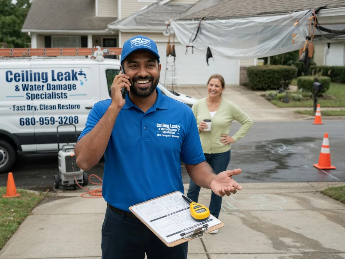 Ceiling Leak Cleanup Forest River, ND FAQs